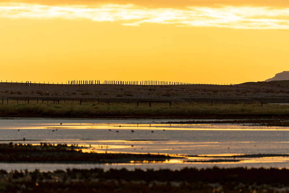 photo of sunset at cley